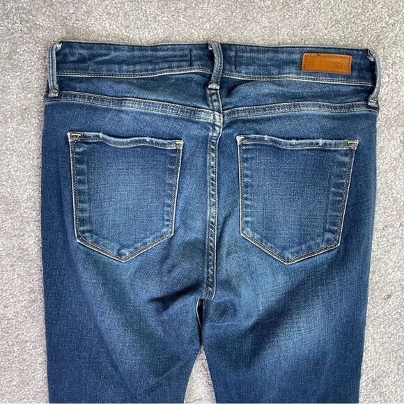 Abercrombie & Fitch Jeans Women’s 26 Long Blue Skinny Ankle Mid-Rise Dark Denim - Picture 4 of 12